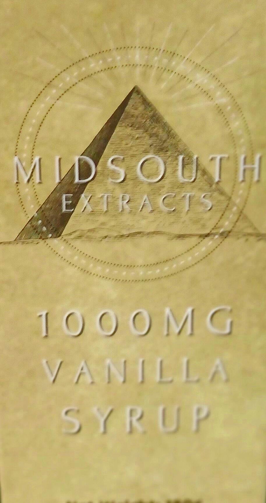 Vanilla | Infused Syrup | 1000mg