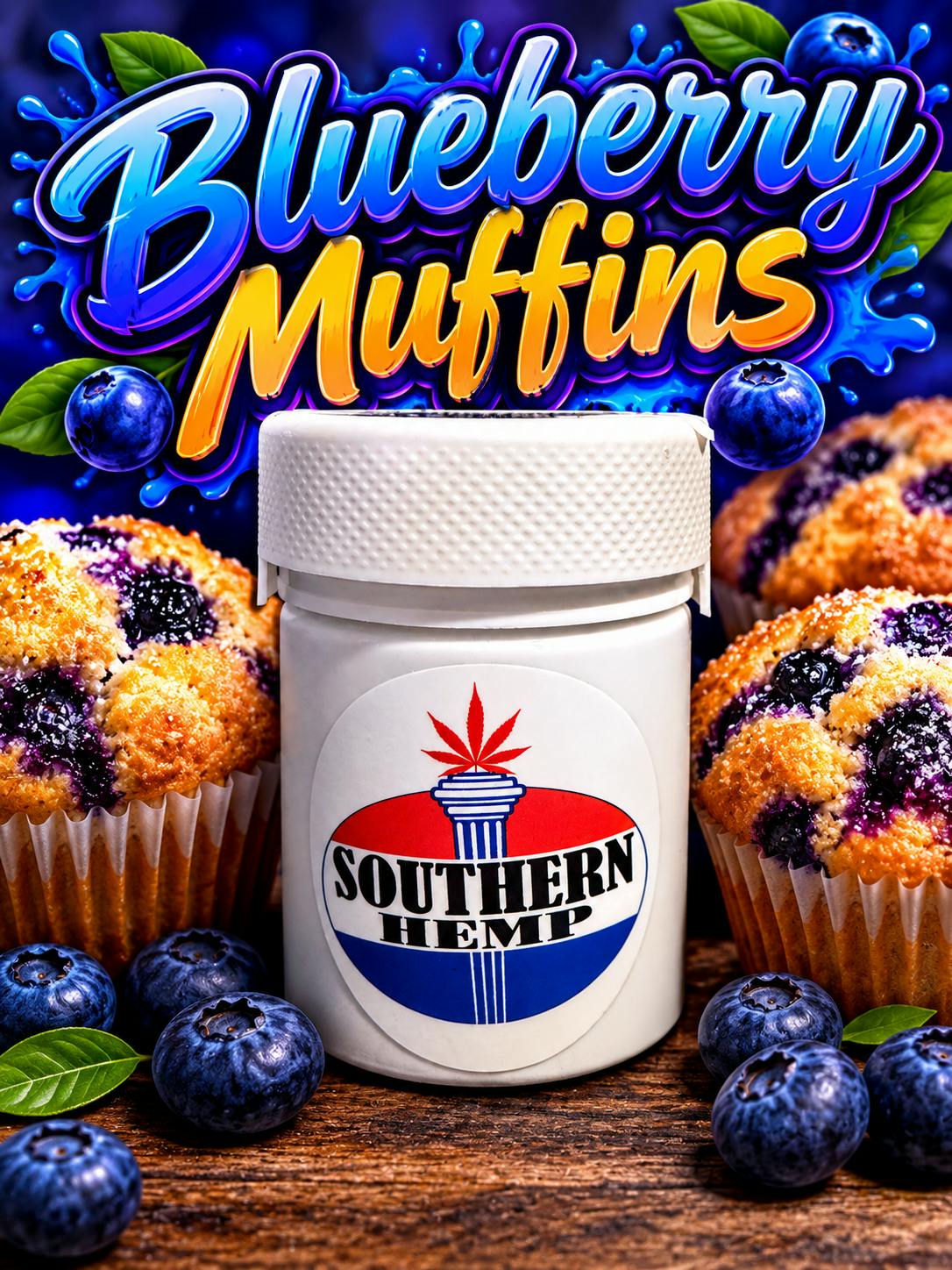 Southern Hemp | Blueberry Muffins | 3.5g