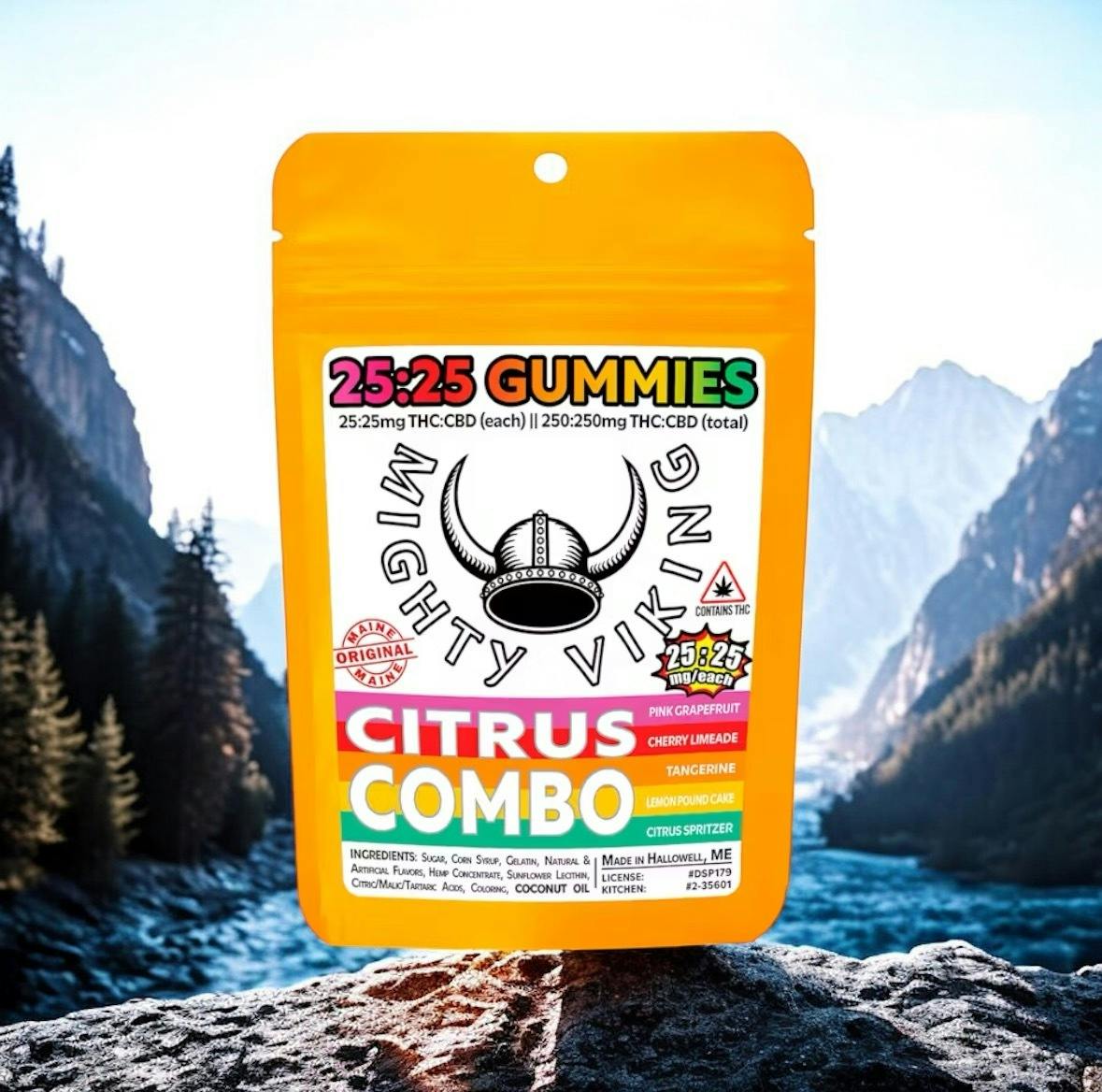 Mighty Viking 25:25 THC:CBD Gummies - Citrus Combo by Mighty Viking