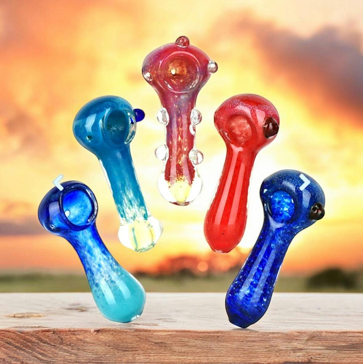 Mojo Magic Glass Spoon Pipe Assortment | 3.5"