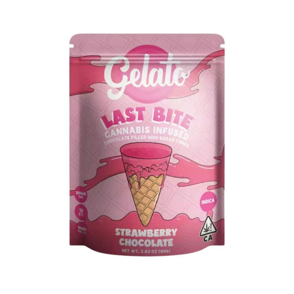 Gelato: Strawberry Mini Cones