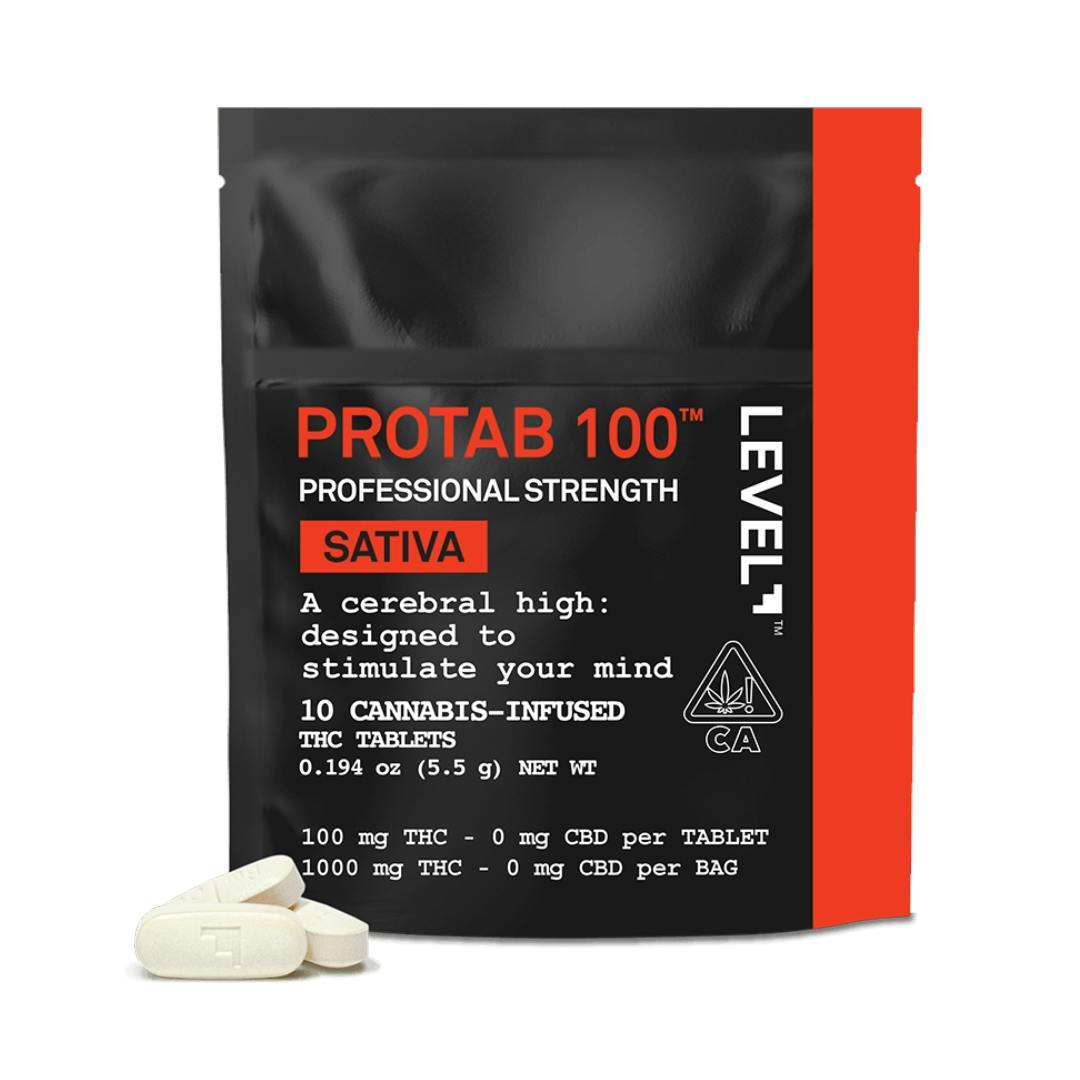 PROTAB 100 | Sativa Tablets | 1000mg | 10ct | 100mg/ea