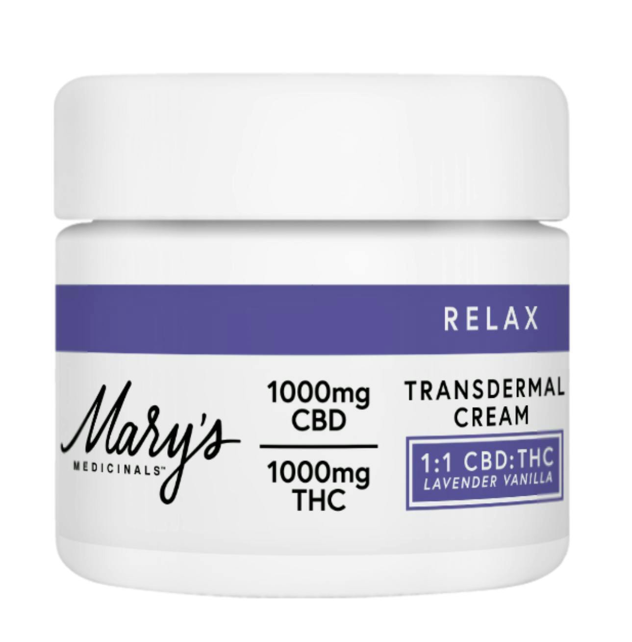 Relax Transdermal Cream (Lavender Vanilla) (CA)