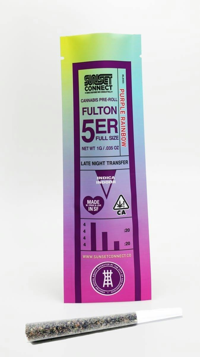 Fulton 5'er Purple Rainbow Indica | 1g