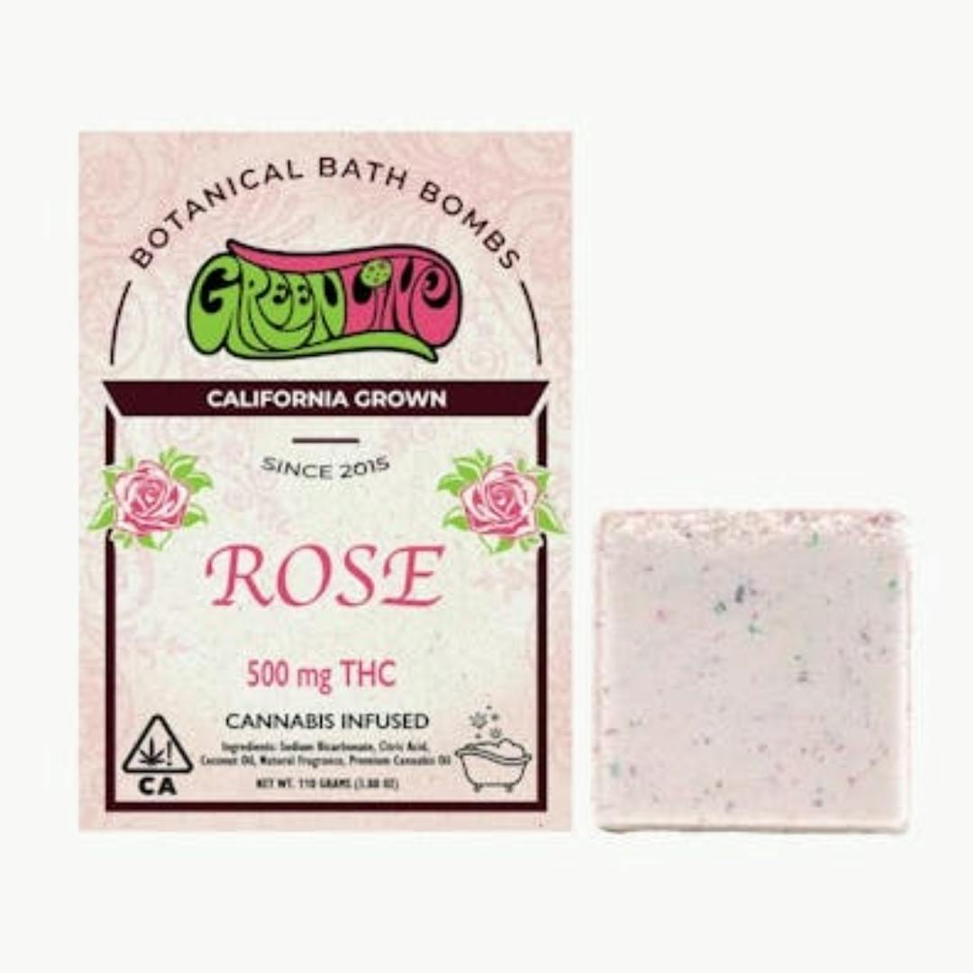 Greenline | Extra Strength Rose Bath Bomb | 1000mg