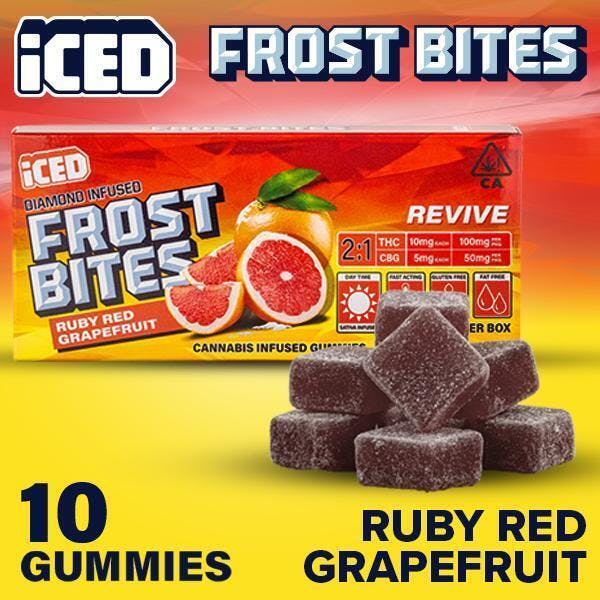 ICED: Frostbites- -revive-ruby Red Grapefruit