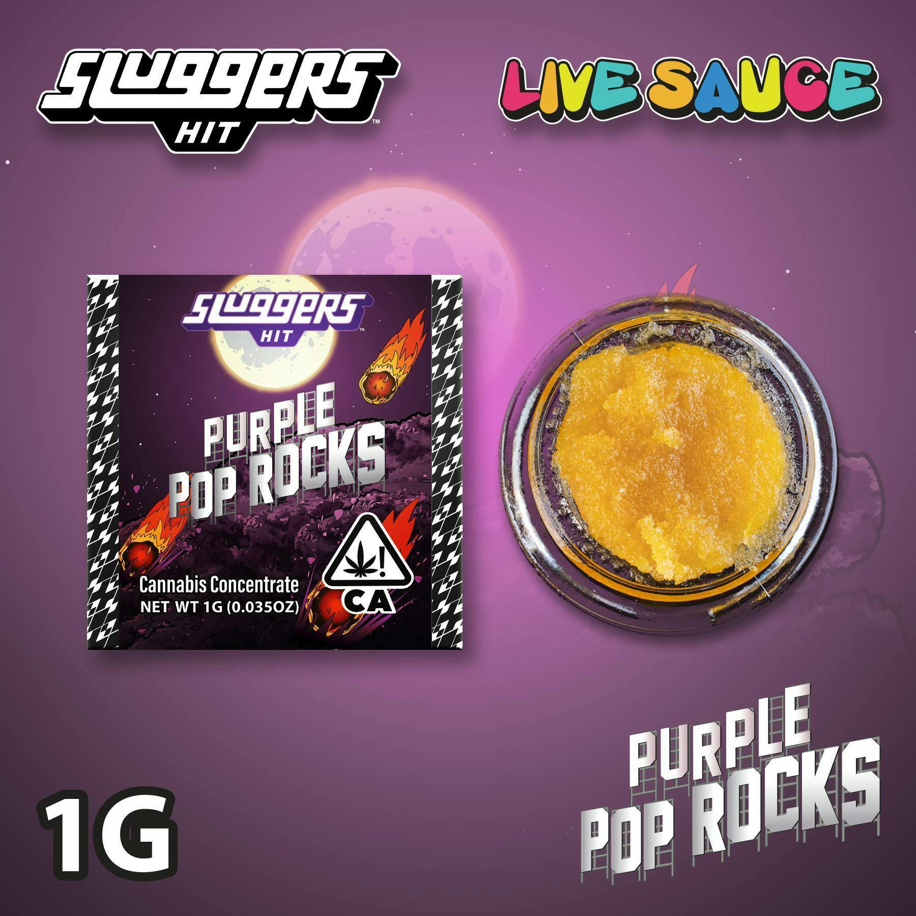 Sluggers: Purple Pop Rocks