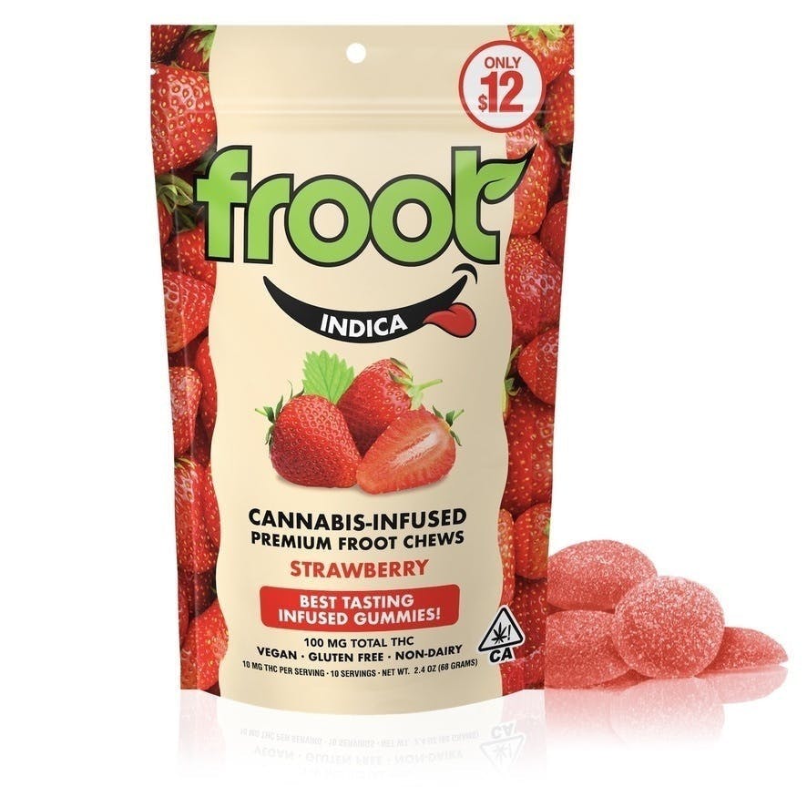 Froot: Froot Strawberry Gummies - 100mg