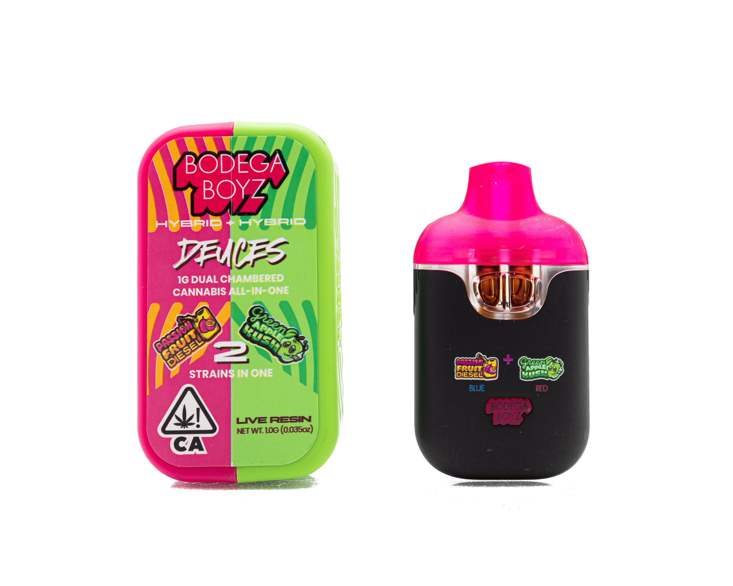 Bodega Boyz: Dual Chamber - Passion Fruit Diesel/ Green Apple Kush