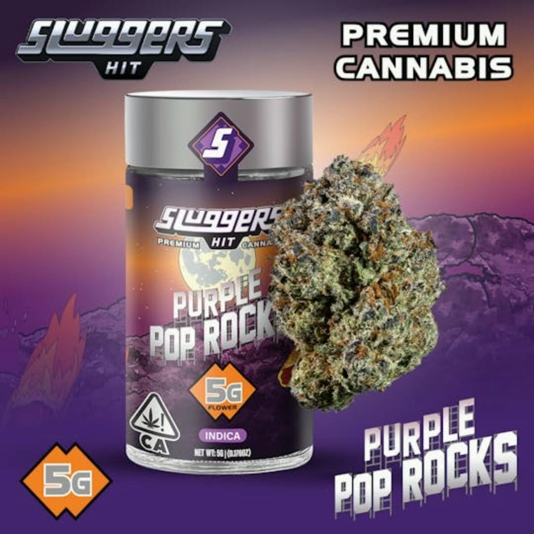 Sluggers Hit: Purple Pop Rocks