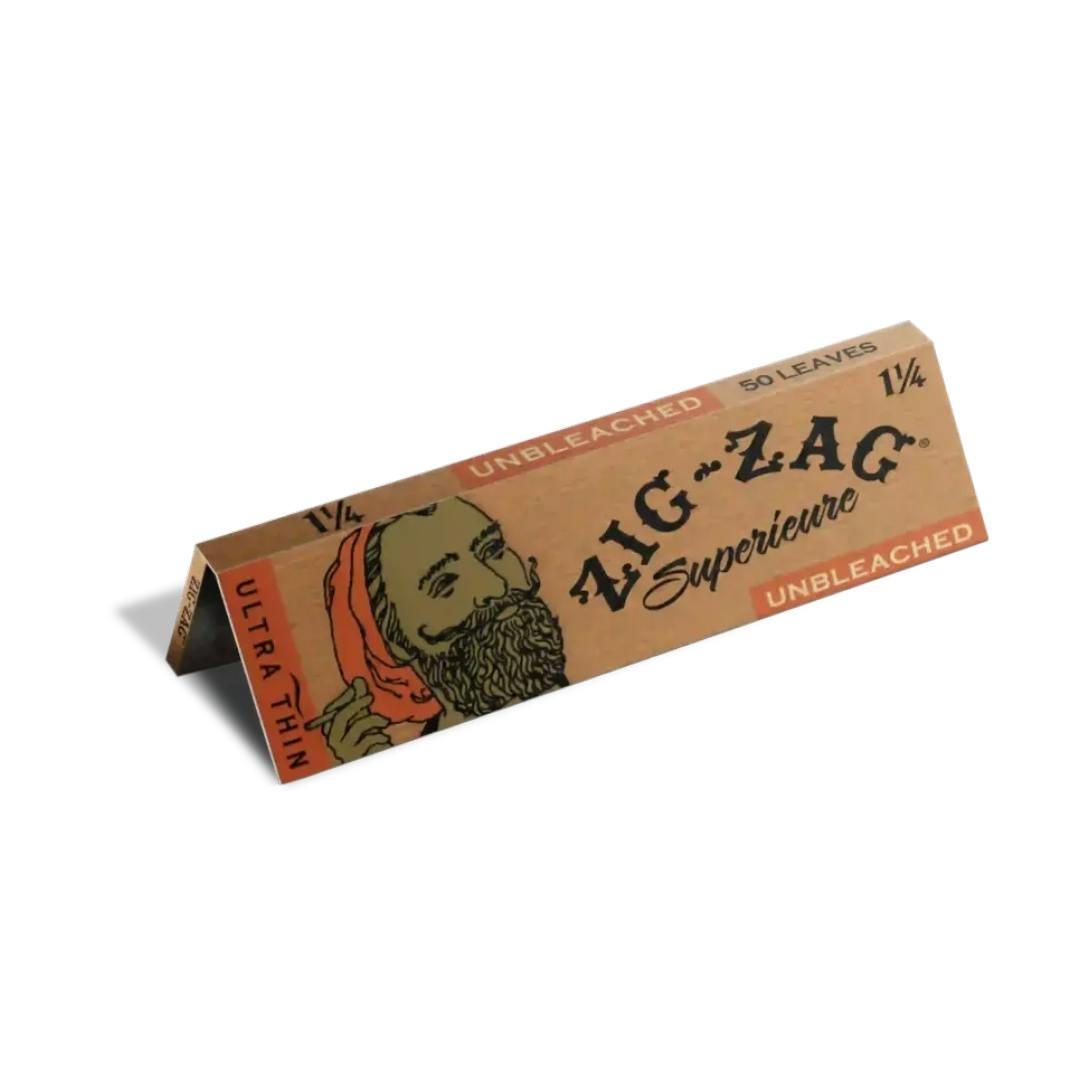 ZIG ZAG - 1 1/4" ROLLING PAPERS - UNBLEACHED