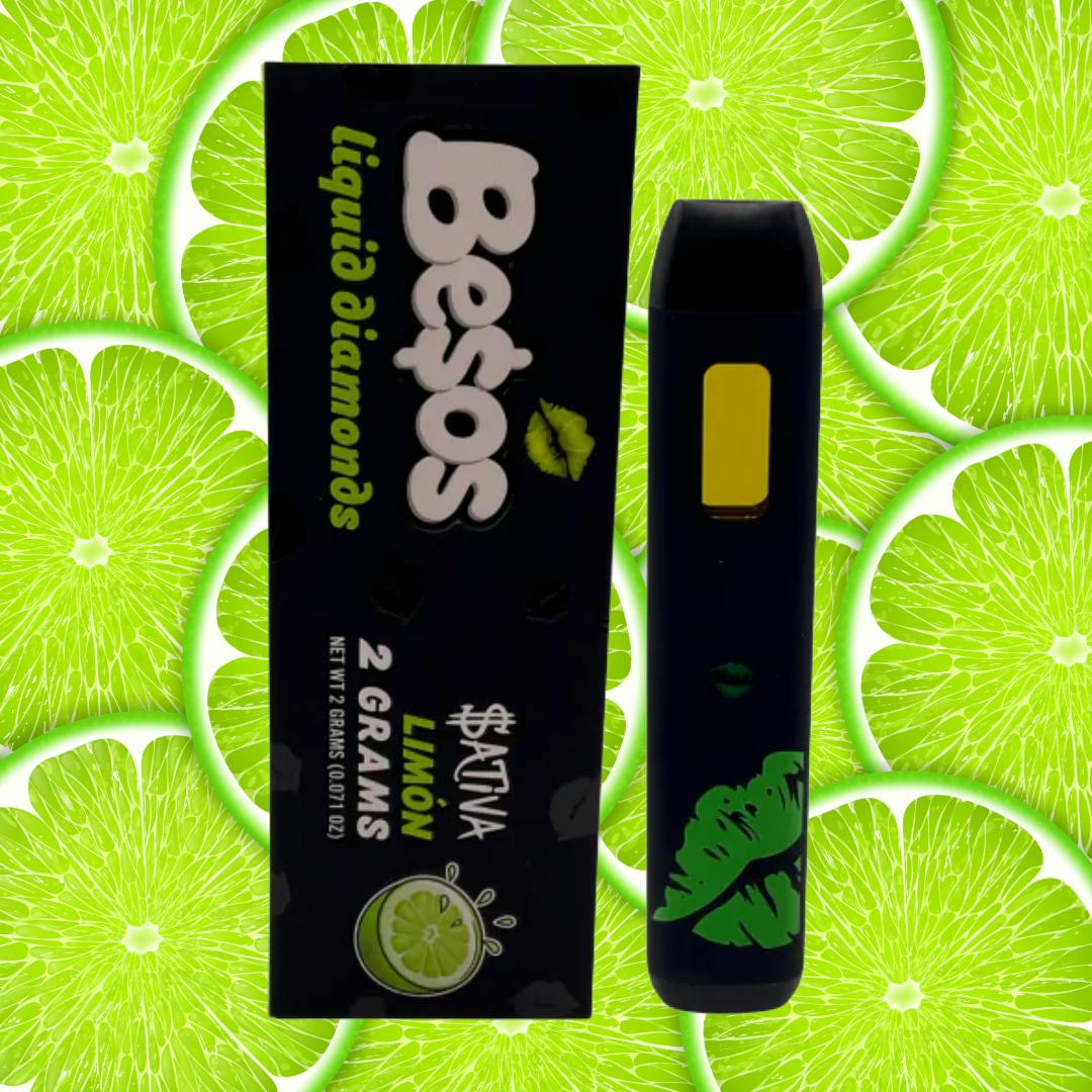 Besos: 1.25G LIQUID DIAMONDS ALL-IN-ONE - LIMON