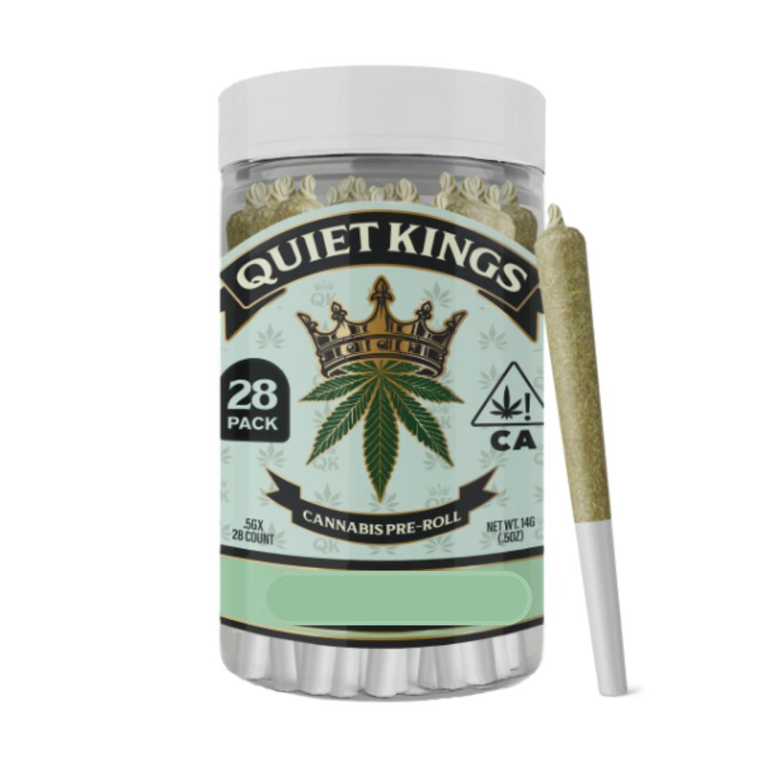 QUIET KINGS - .5G PREROLLS 28PK - BLUE GRUNTZ
