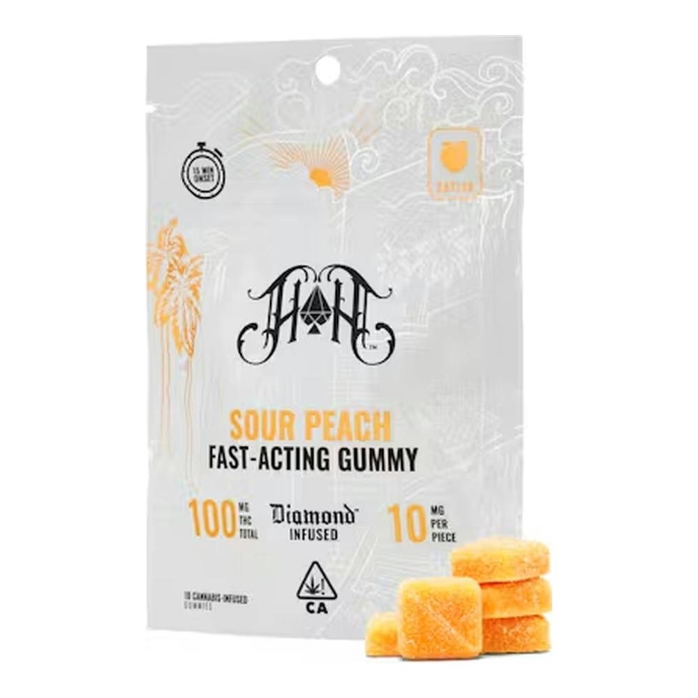 HEAVY HITTERS - 100MG FAST ACTING - SOUR PEACH
