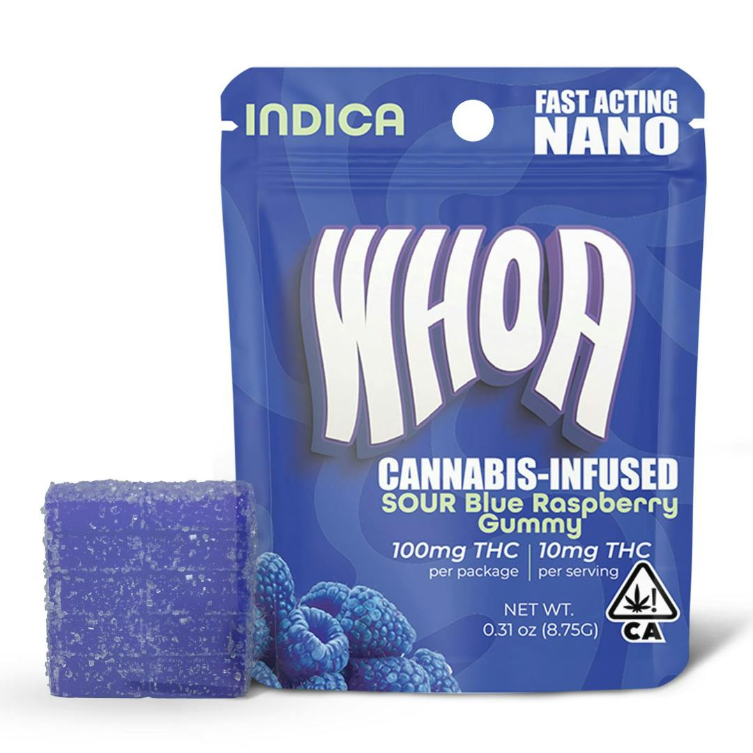 WHOA - 100MG - SOUR BLUE RASPBERRY