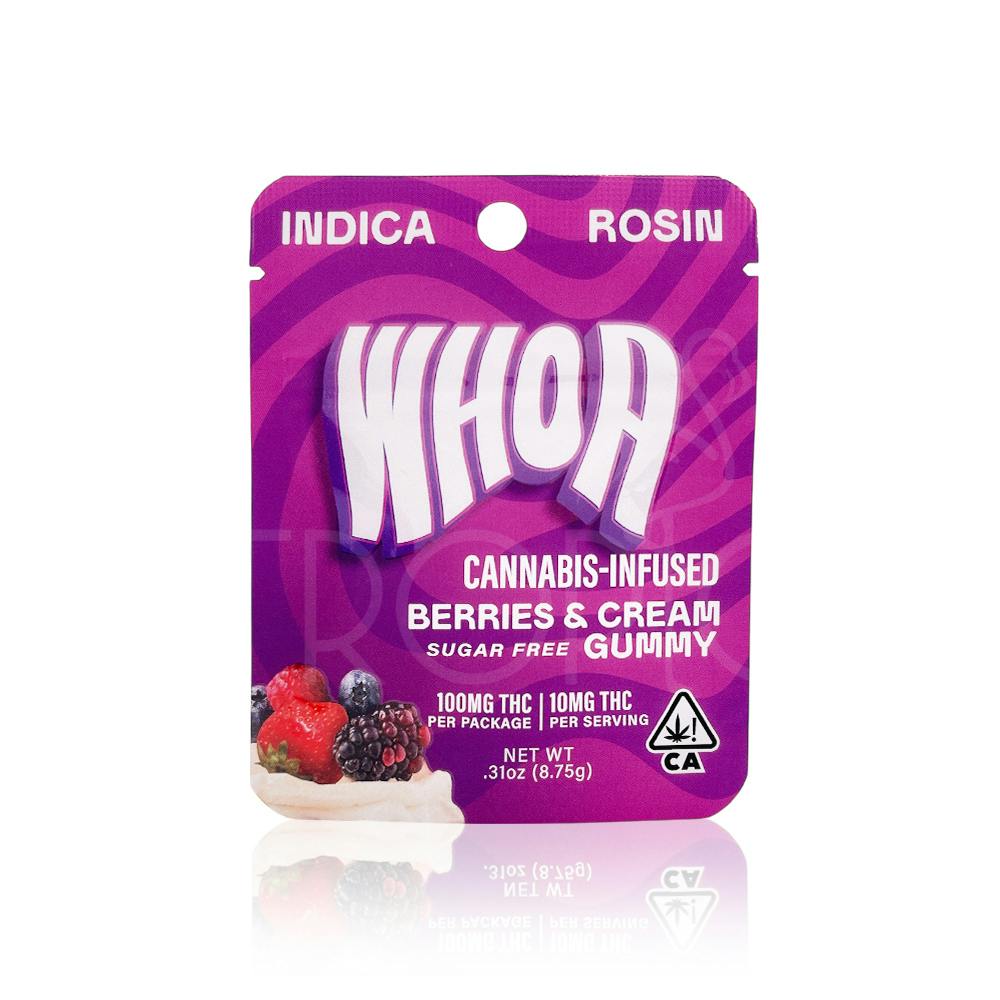 WHOA - 100MG SOLVENTLESS - SF BERRIES & CREAM