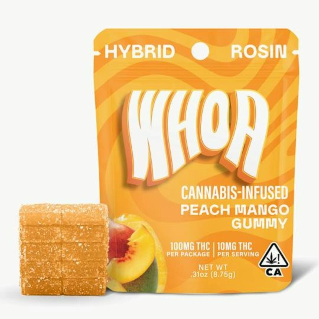 WHOA - 100MG SOLVENTLESS - PEACH MANGO