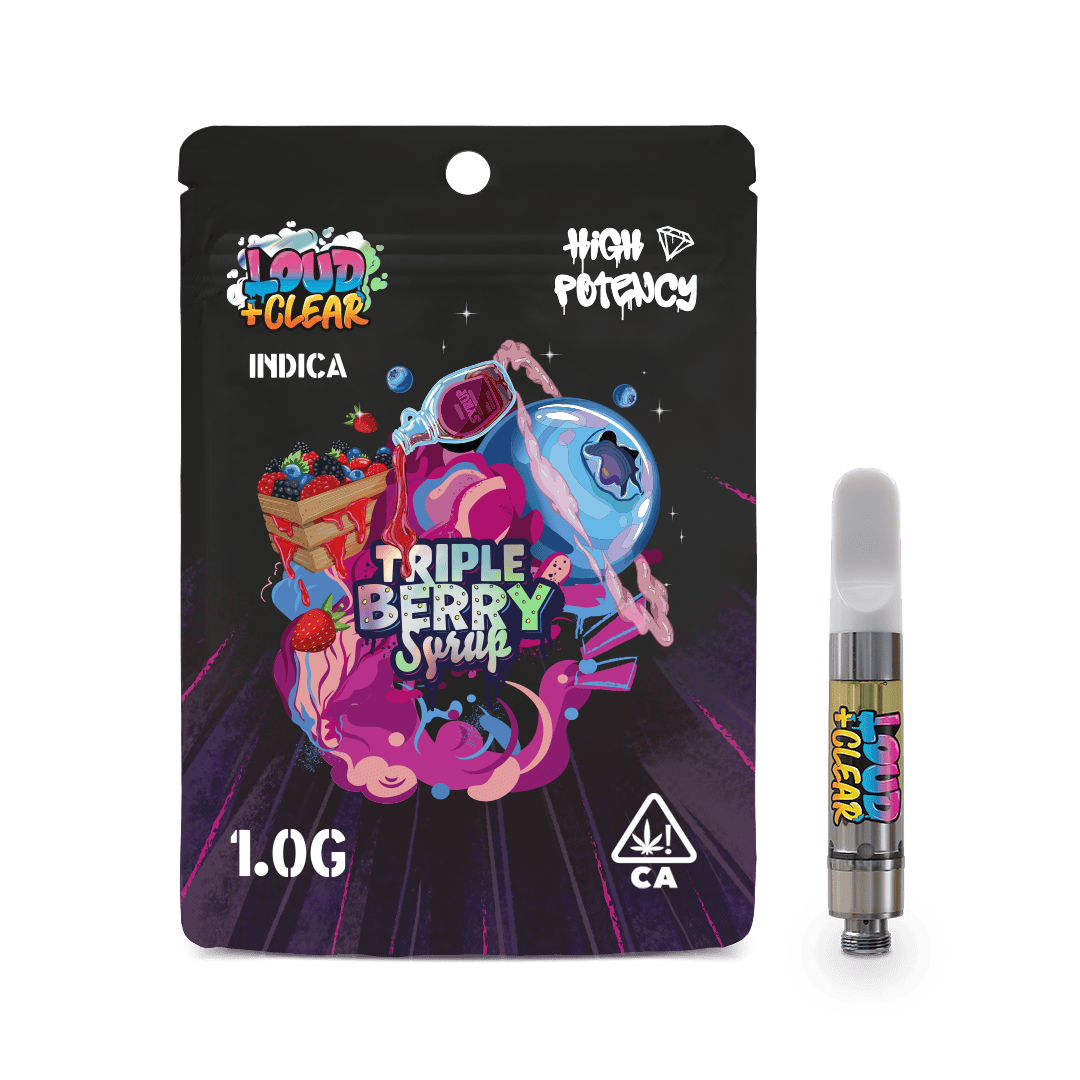 LOUD & CLEAR - 1G CART - TRIPLE BERRY SMOOTHIE