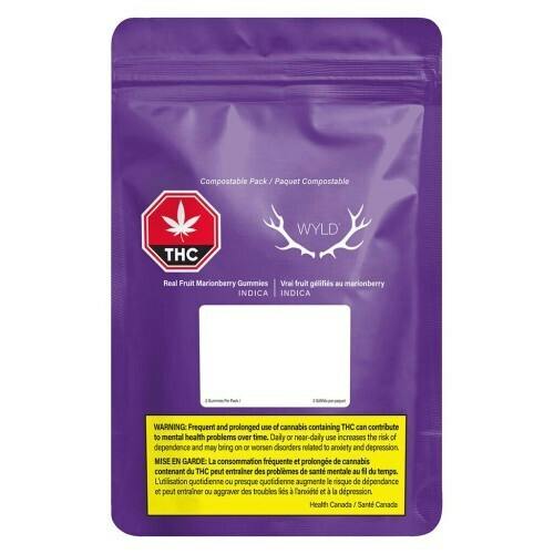 Marionberry Indica Enhanced Gummies | 10mg | 2ct | 5mg/ea