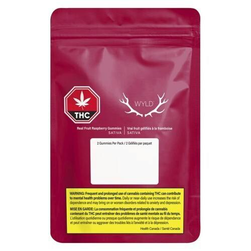 Raspberry Sativa Enhanced Gummies | 10mg | 2ct | 5mg/ea