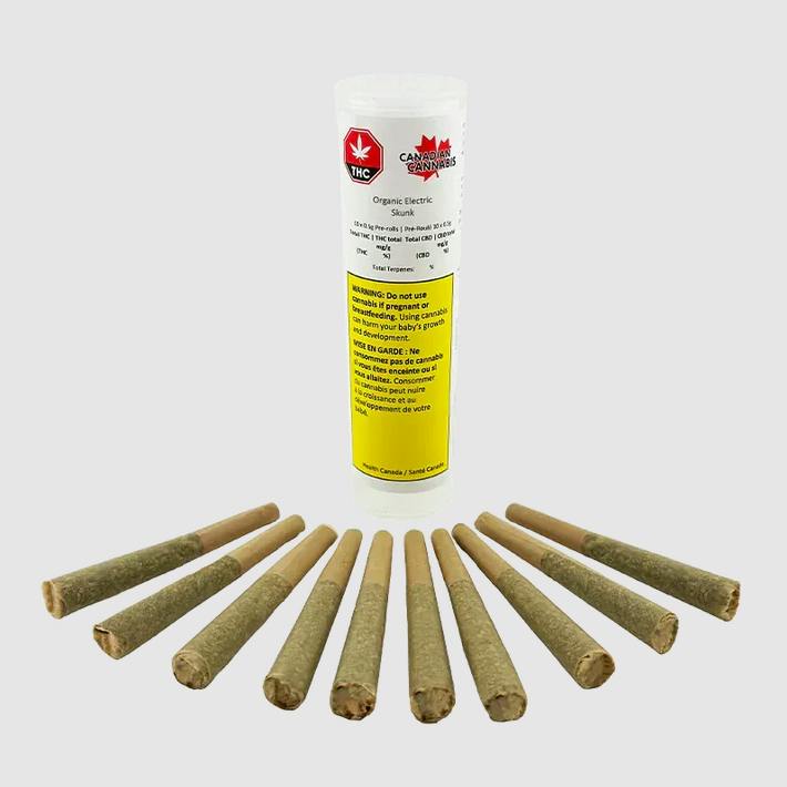 Organic Electric Skunk Pre-Rolls, 10x0.5g