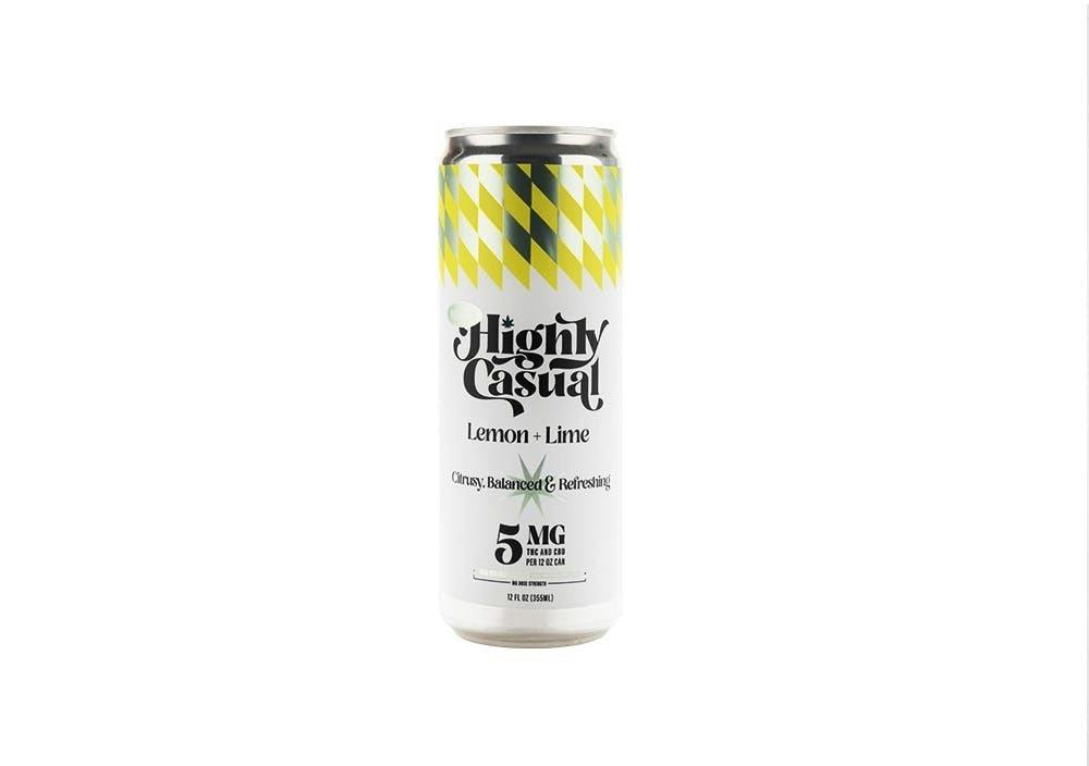 HIGH FIVE | LEMON + LIME - SELTZER - SINGLE | 5MG 1:1