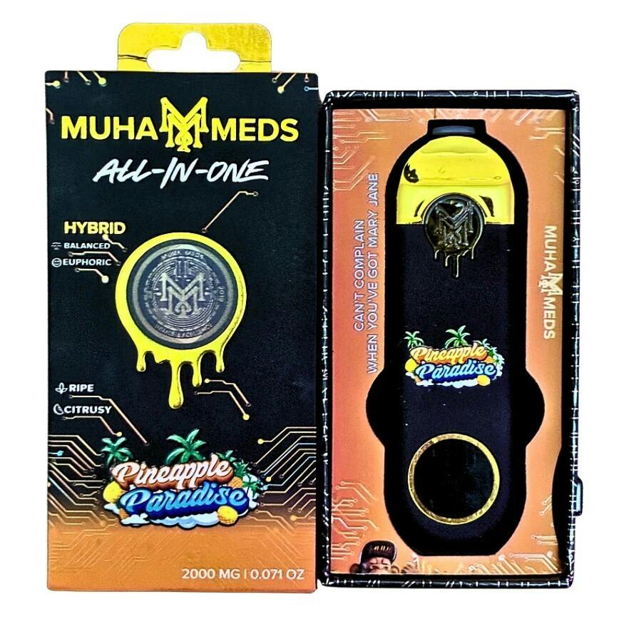 MUHA MEDS | PINEAPPLE PARADISE | V2 DISPOSABLE | 2G | HYBRID