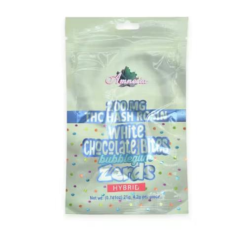 Zerds | Bubble Gum White Chocolate | Chocolate | 200mg | 5ct | 40mg/ea