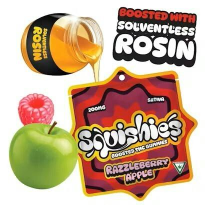 SQUISHIES | RAZZLEBERRY APPLE - GUMMIES | 200MG | SATIVA