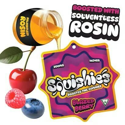 SQUISHIES | BLAZED BERRY - GUMMIES | 200MG | INDICA