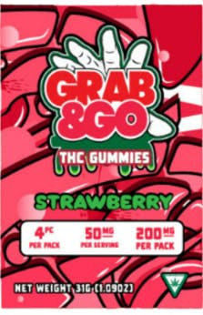Strawberry Gummies | 200mg | 4ct | 50mg/ea
