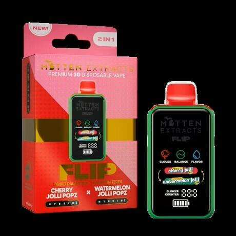 Cherry Jollipopz X Watermelon Jollipopz | FLIP Live Resin Disposable | 2G