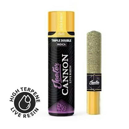 JEETER CANNON | TRIPLE DOUBLE | LIVE RESIN | 1.3G | INDICA