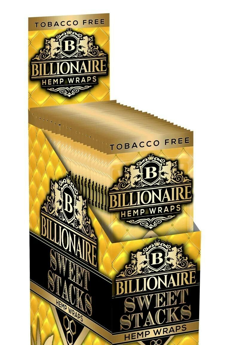 BILLIONAIRE | SWEET STACKS | HEMP WRAPS | TOBACCO FREE