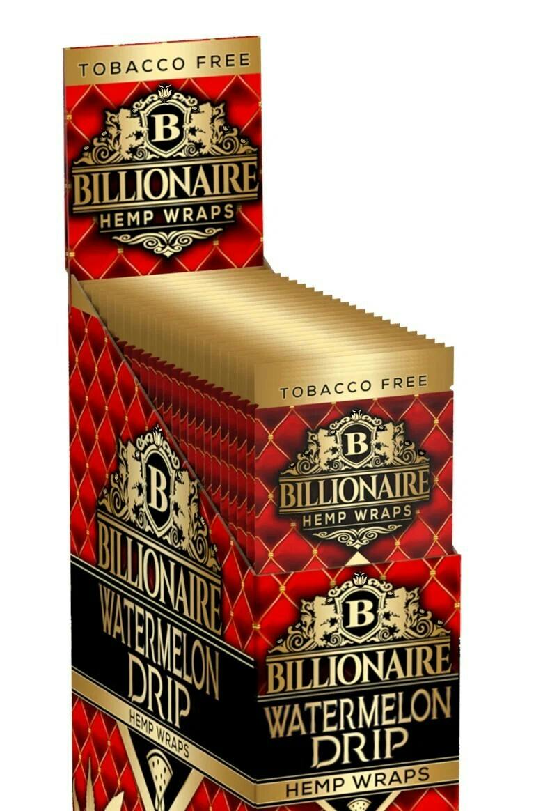 BILLIONAIRE | WATERMELON DRIP | HEMP WRAPS | TOBACCO FREE