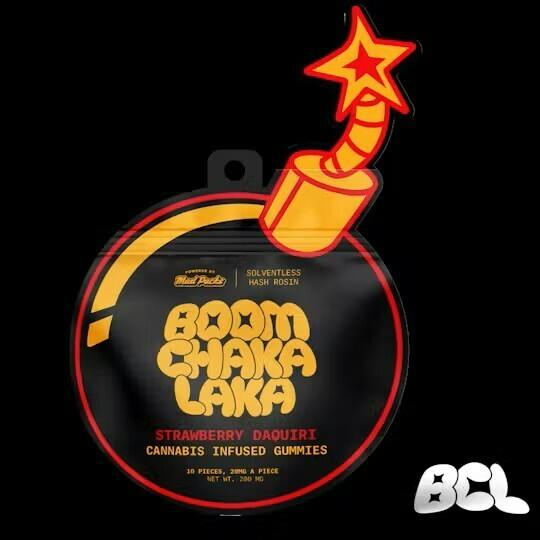 BOOM CHAKA LAKA | STRAWBERRY DAIQUIRI - HASH ROSIN GUMMIES | 200MG