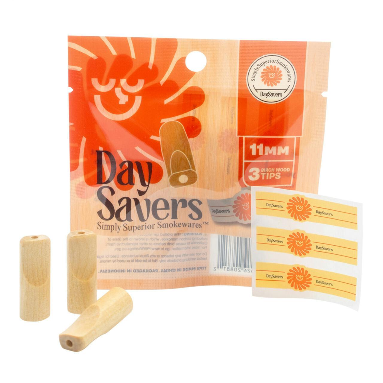 DaySaver | 11mm Natural Wood Filter at Apothecarium Green Medical Cannabis Dispensary