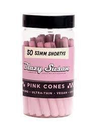 BLAZY SUSAN CONES | 50CT | PINK SHORTYS