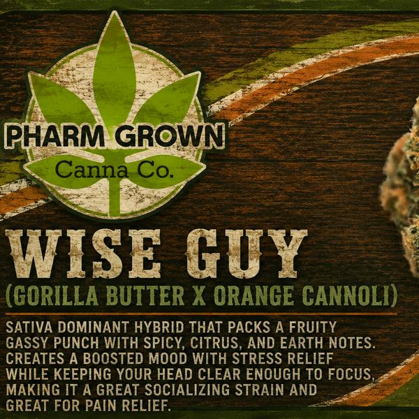 PHARM GROWN | WISE GUY | 3.5G | SATIVA-DOM