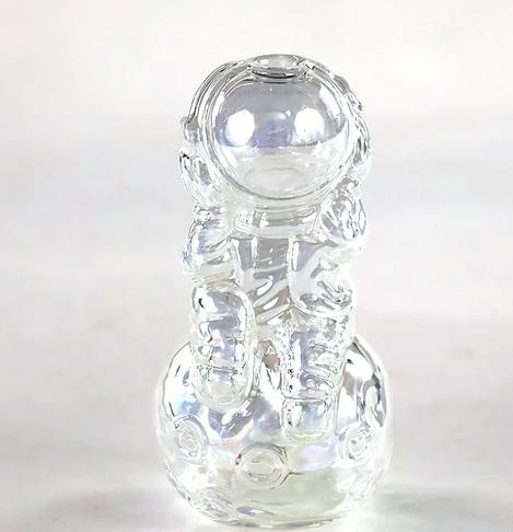 4" IRIDIZED SPACEMAN PIPE