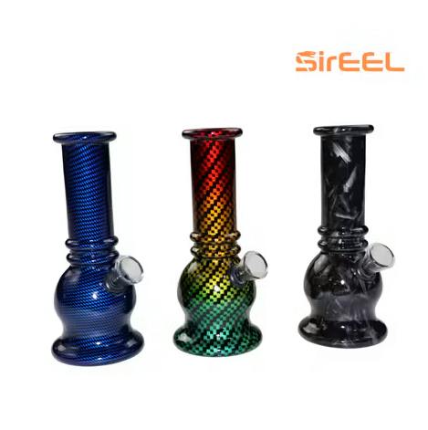 6" ROUND BASIN BONG W/ FLOWER BOWL