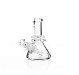 Bio: 5" Heavy Beaker | Silver Logo