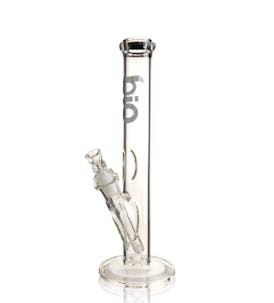 Bio: 12" Straight Bong | Silver Logo