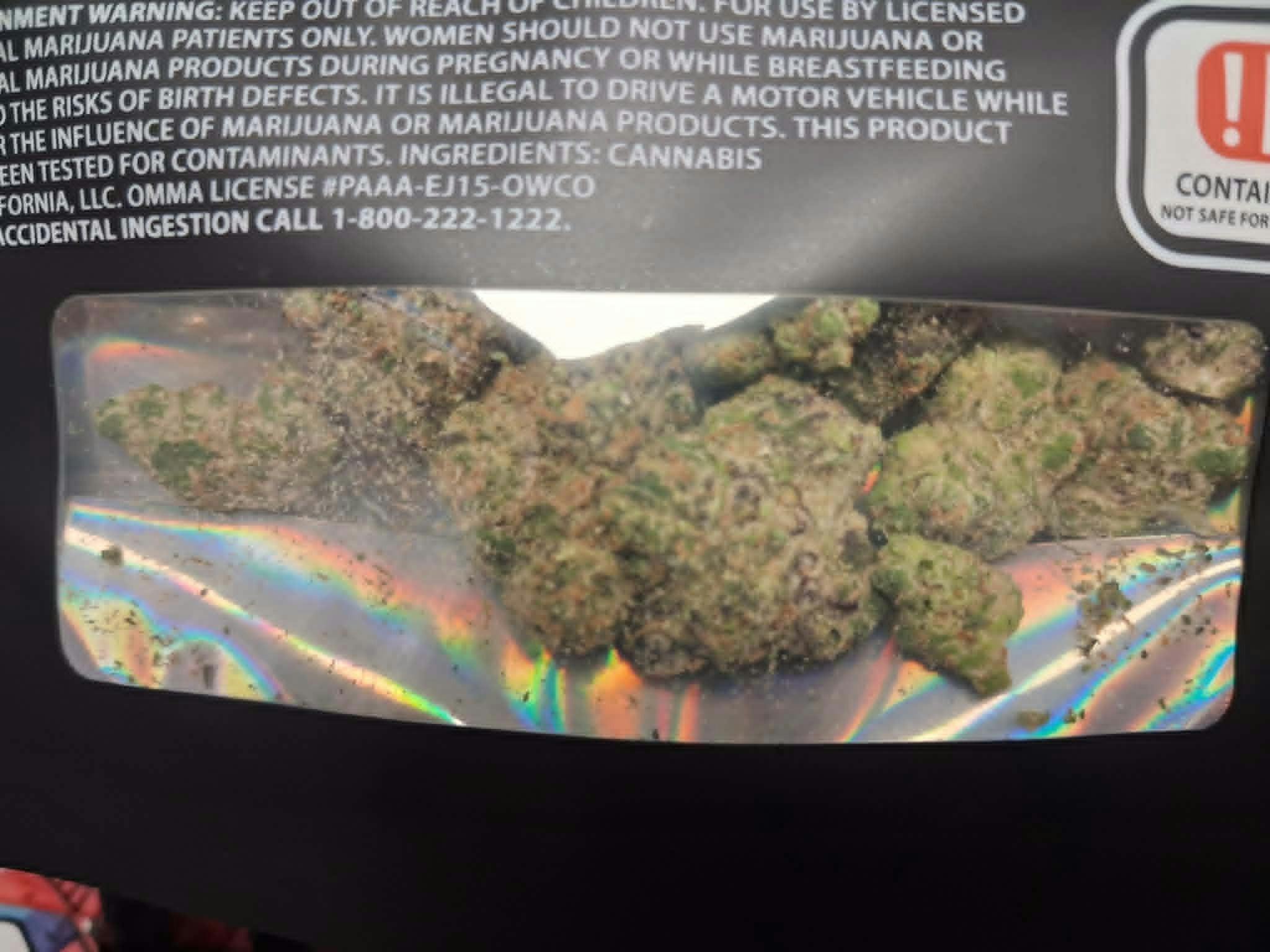 OKLAFORNIA-3.5grams-PrePack Flower-Pineapples From Space by Oklafornia