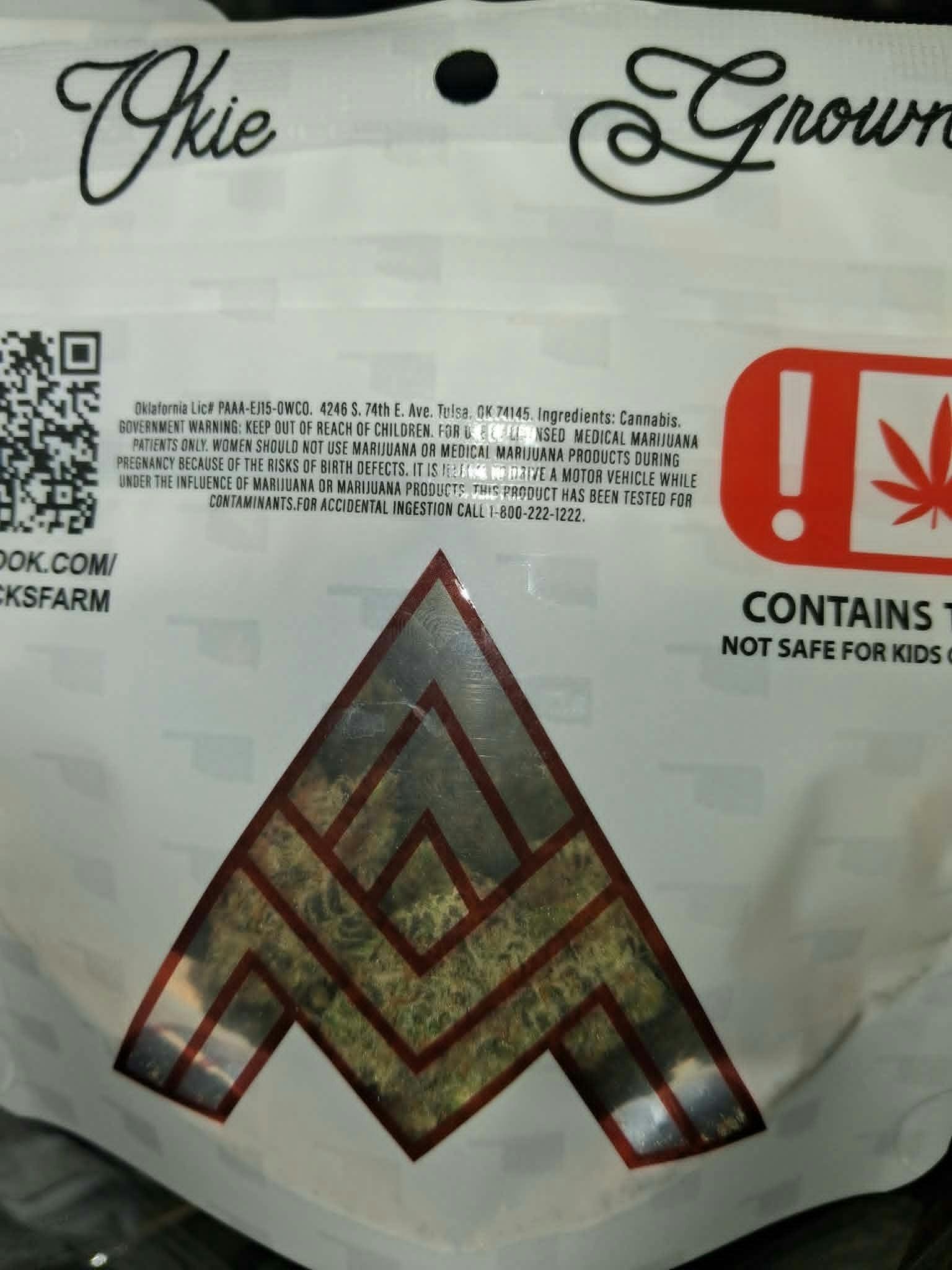 Ashlock's Farm- Military Chocolate (H) 3.5g prepack flower by Ashlock's Farm