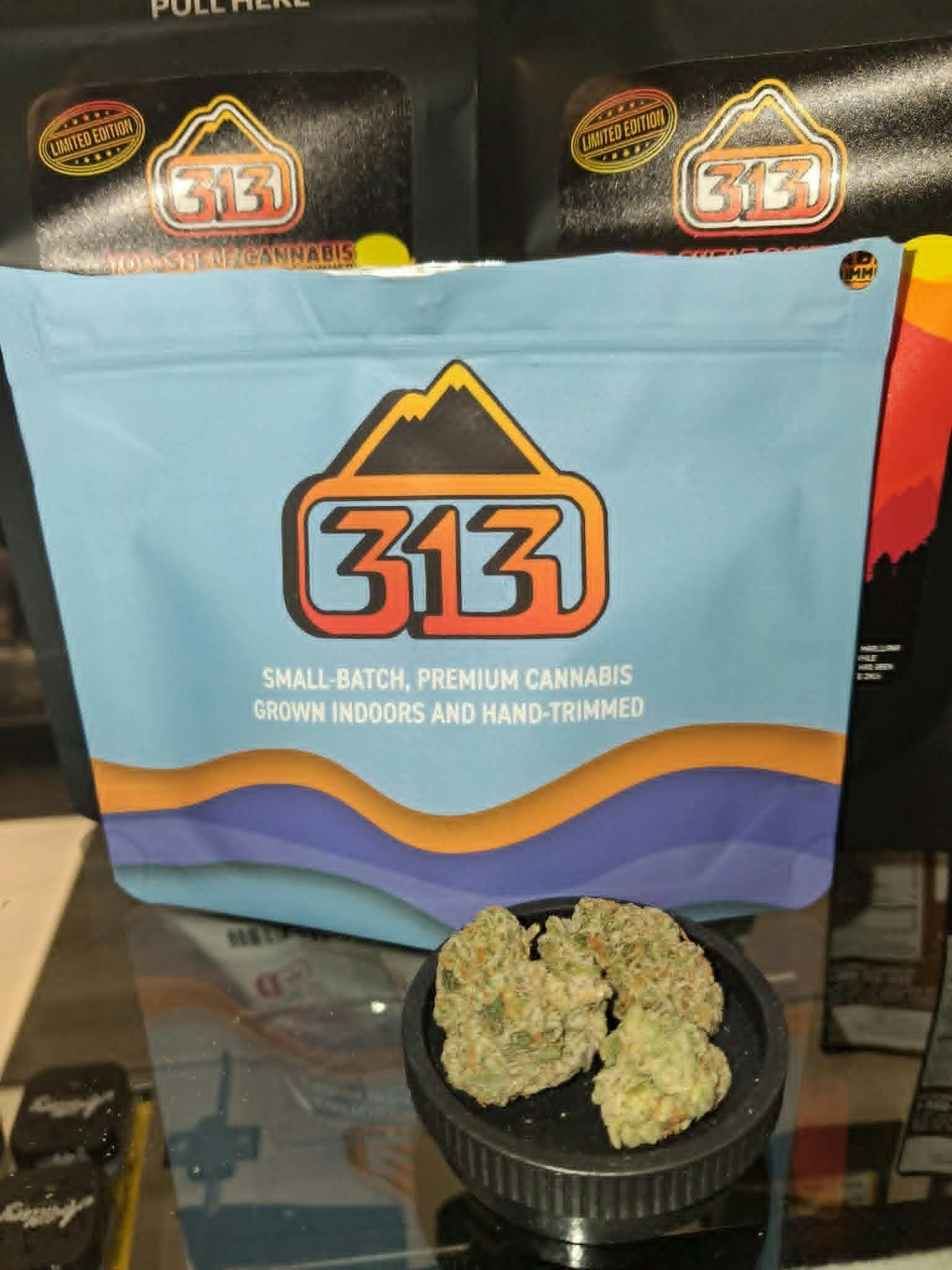 313FARMS-LemonCherryBeltz-3.5G-prepack flower by 313 Farms