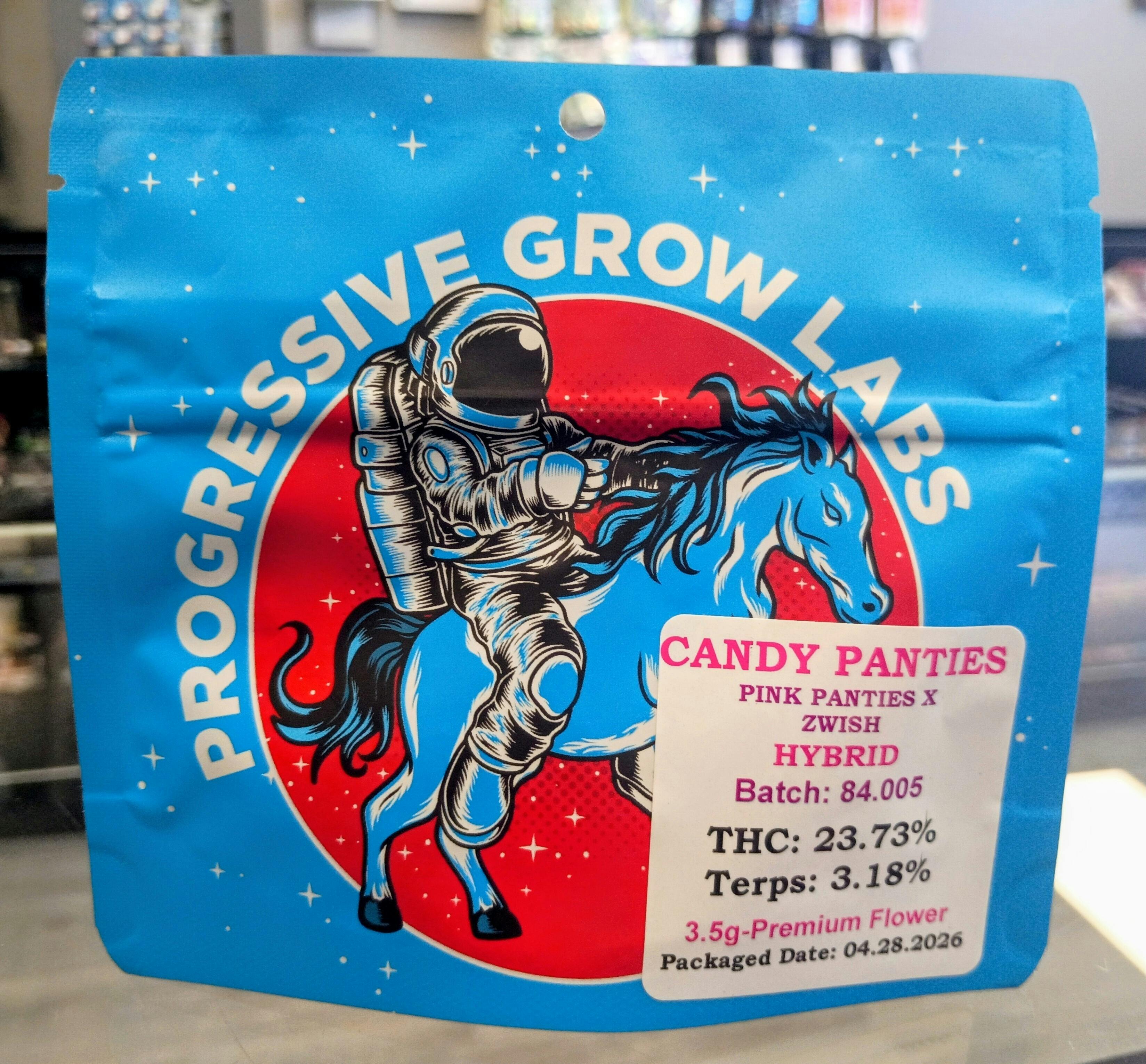 PROGRESSIVE-3.5G-PrePack Flower-Candy Panties by Progressive Labs