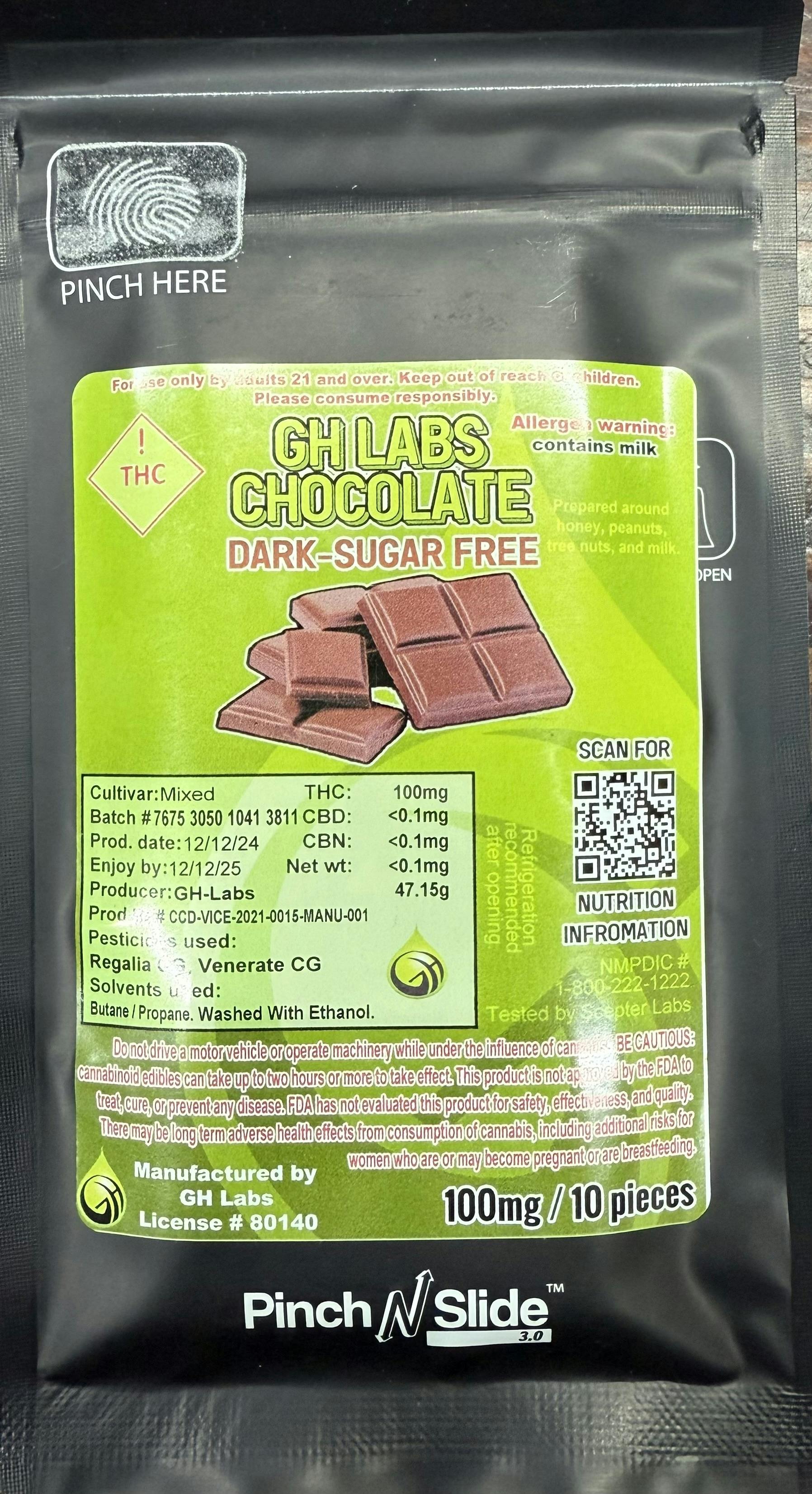 Dark Chocolate (Sugar Free)