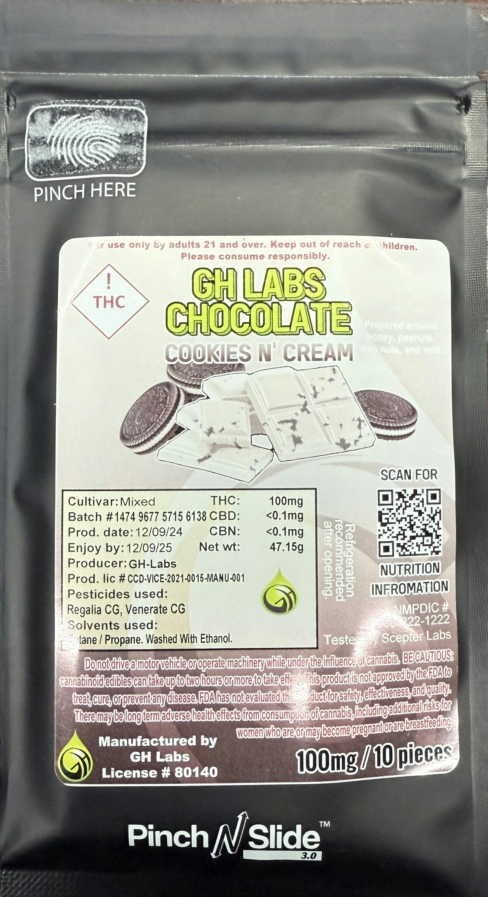 Cookies N Cream | Chocolates | 100mg/ea