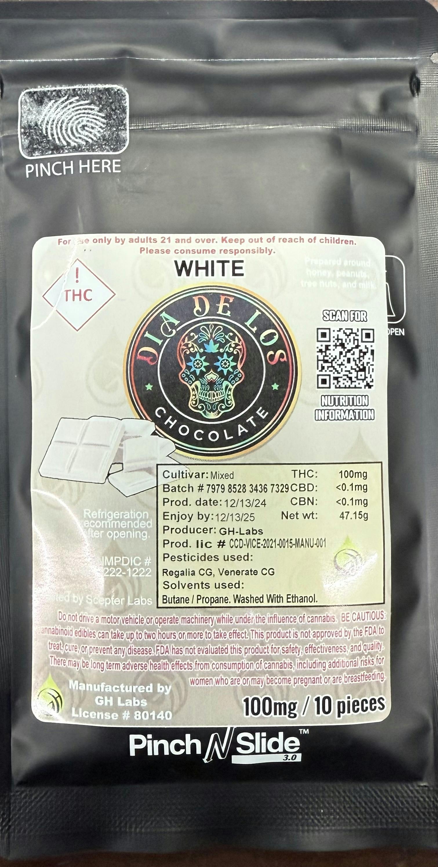 White Chocolate | Chocolates | 100mg/ea